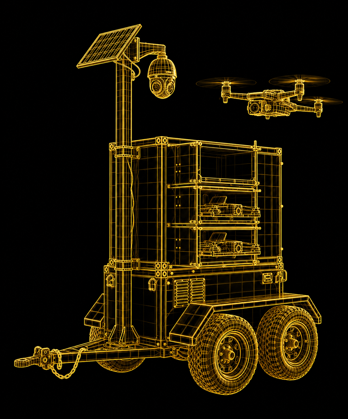 InspectNet drone and ground station